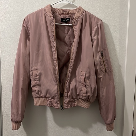 Pink New Look Bomber Jacket - Picture 3 of 5